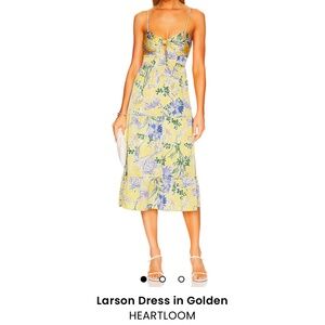 Heartloom yellow dress - revolve